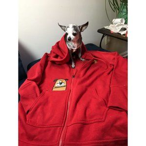 Bob's Skechers Red Dog Jacket size Medium Hoodie